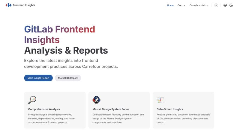 heristop's tweet image. Hundreds of #frontend projects and no visibility.

So we built a scanner that checks all #GitLab repos twice a week.

It tracks tooling, starter kits, #DesignSystem use and a11y, then generates a Tech Score and dashboards.

If you can’t measure it, you can’t improve it.