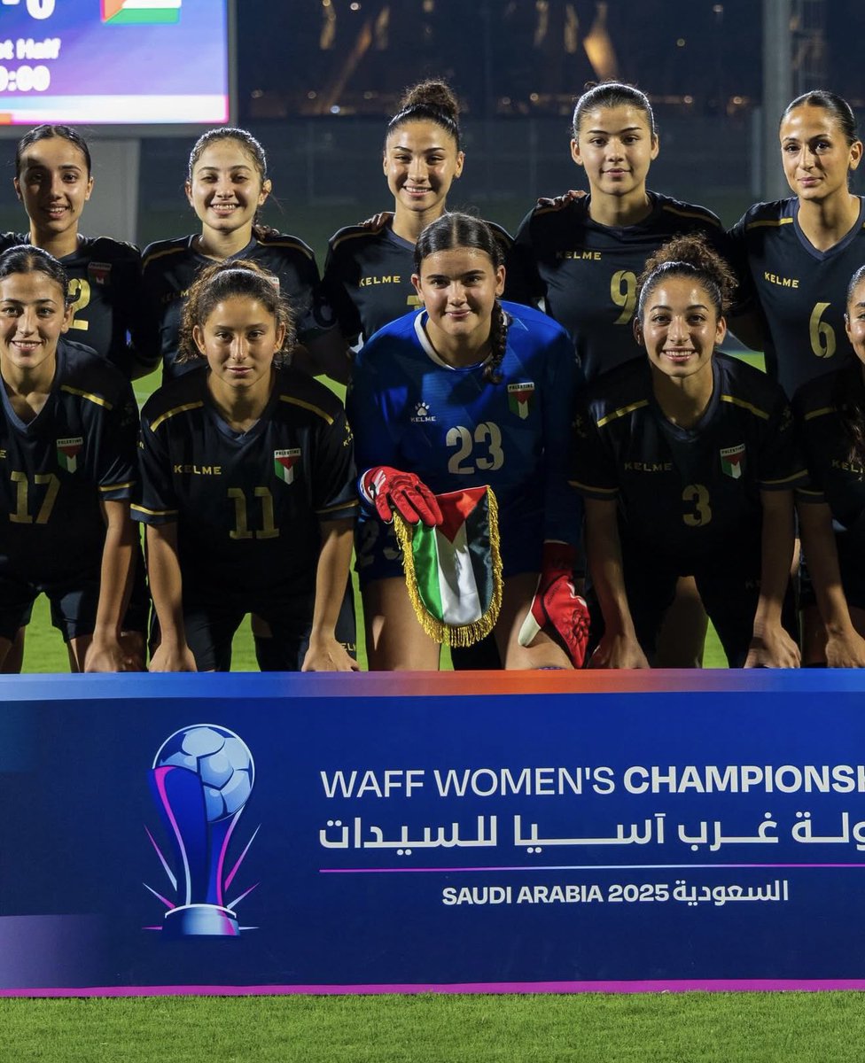 Wonderful news as the Palestine women’s national football team are through to the West Asia Championship final after winning on penalties against Saudi Arabia. 

Massive!