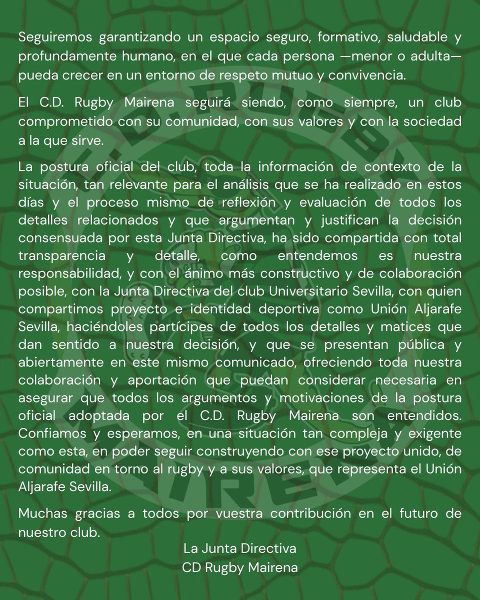 CD Rugby Mairena UAS tweet media