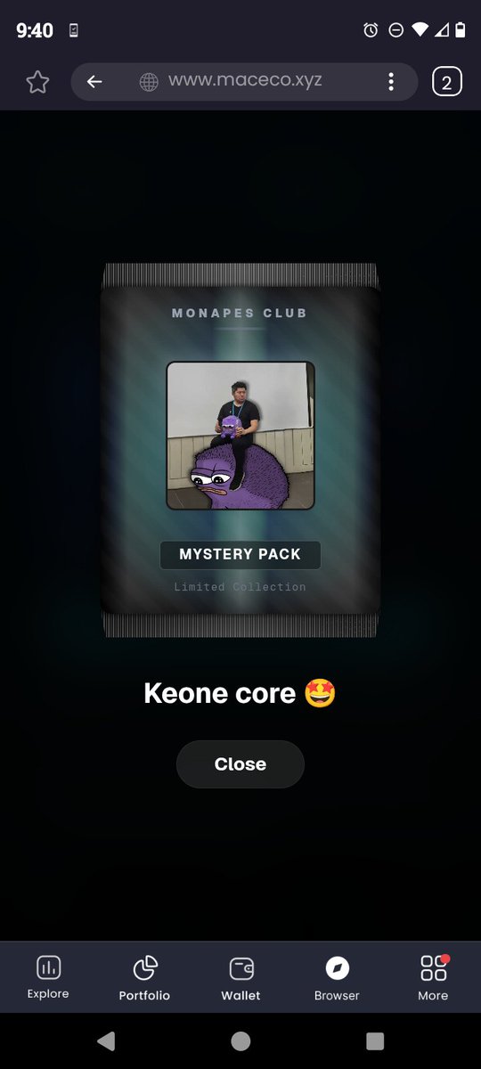 Got my monapes club nft <a href="/MonapesClub_xyz/">Monapes Club (Mainnet Arc)</a>