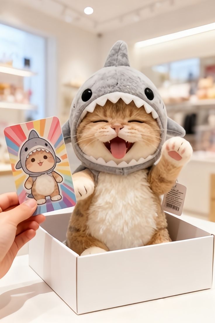 nekocatts's tweet photo. I'm a shark 😸 https://t.co/H8s0CGvaxP