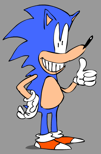 targetbuldoser's tweet photo. funny lookin sonic i drew https://t.co/gNZCUIg685