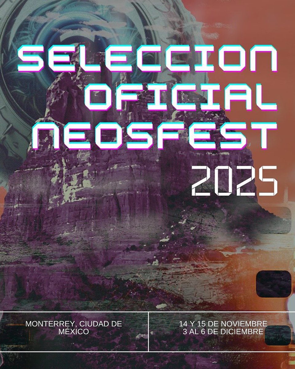 transliterado's tweet photo. 10 Aniversario NEOSFEST Encuentro Internacional de Experimentación Audiovisual. Selección de cortometrajes, charlas y convivios sobre cine independiente y la videoexperimentación.

Del 3 al 6 de diciembre, selección oficial. Sedes:

CEDIM
CEIIDA
TRANSLITERADO
LA COOPERATIVA https://t.co/9Hhv8bYuqJ
