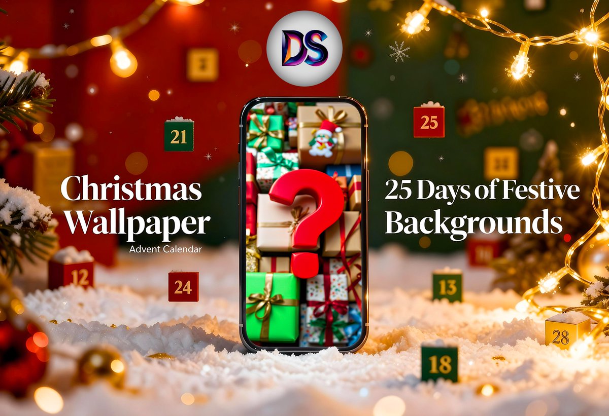 Ready to upgrade your screen for the most wonderful time of the year? I certainly am! 😀

Get ready for the launch of the Christmas Wallpaper Advent Calendar! ✨

I’m giving you 25 days of high quality backgrounds covering every festive mood! Think minimalist designs, cozy