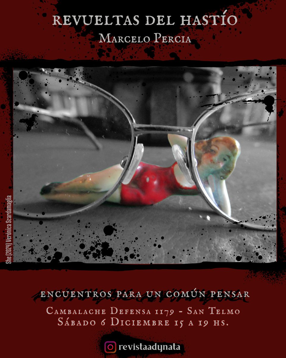 marcelo_percia's tweet photo. ¿El aburrimiento se relaciona con la angustia?
Toca la angustia como cuerda de la vida, pero también puede sobrevenir como pausa del deseo. 
Incluso como revuelta. https://t.co/W6VR3yvCai