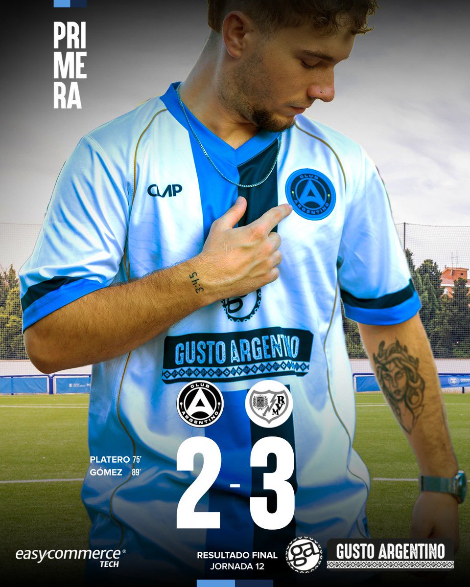 INJUSTA DERROTA CONTRA 12
Un gol mal anulado. Un penal inexistente. Un penal no cobrado.

A pesar de todo eso, los muchachos dejaron la vida a pesar de ir dos a cero abajo y un arbitro que permitió hacer tiempo hasta la desesperación.
Dos golazos, de Platero y Gómez, traían algo