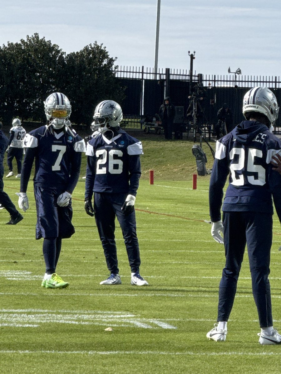 clarencehilljr's tweet image. Trevon Diggs back at practice