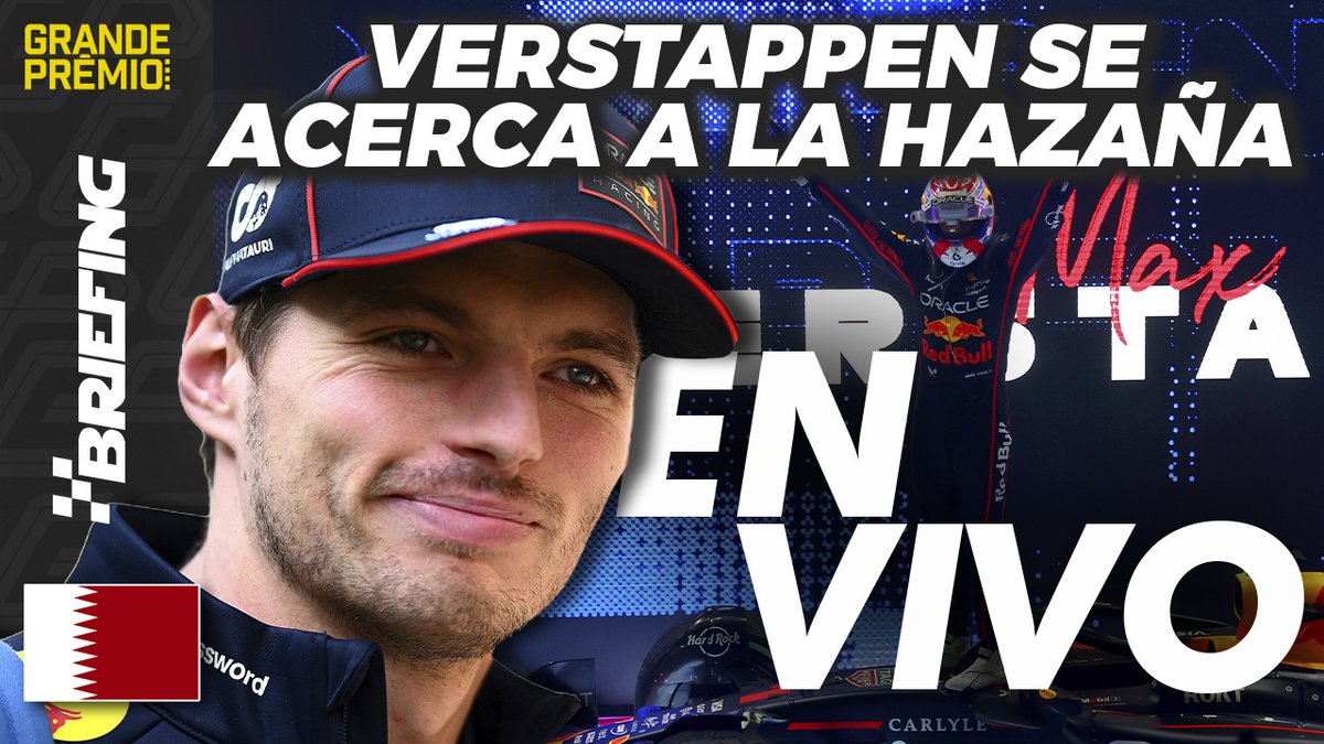EN VIVO

En un nuevo Briefing de <a href="/grandepremioES/">Grande Prêmio LAT & ES</a>, analizamos todo lo sucedido en el #QatarGP, con la victoria de <a href="/Max33Verstappen/">Max Verstappen</a>, la definición de campeonato y el desempeño de <a href="/FranColapinto/">Franco Colapinto</a>.

Conducen <a href="/Nieto_motor/">Esteban Nieto</a> y <a href="/Garcia_Esteban5/">Esteban</a> 

#F1enGP
youtube.com/live/evfcPsrEe…