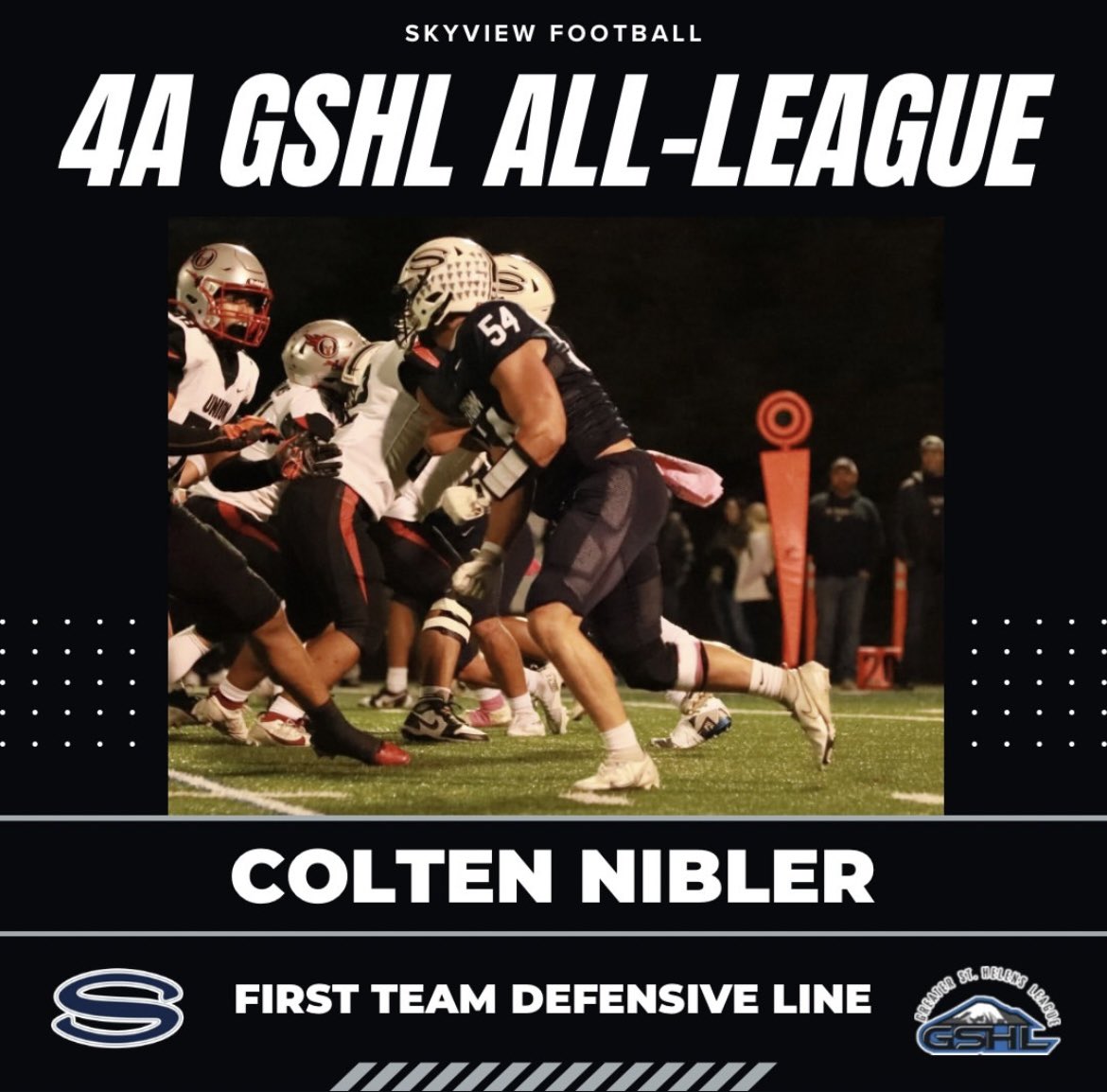 Grateful to be named First Team All-League D-line!