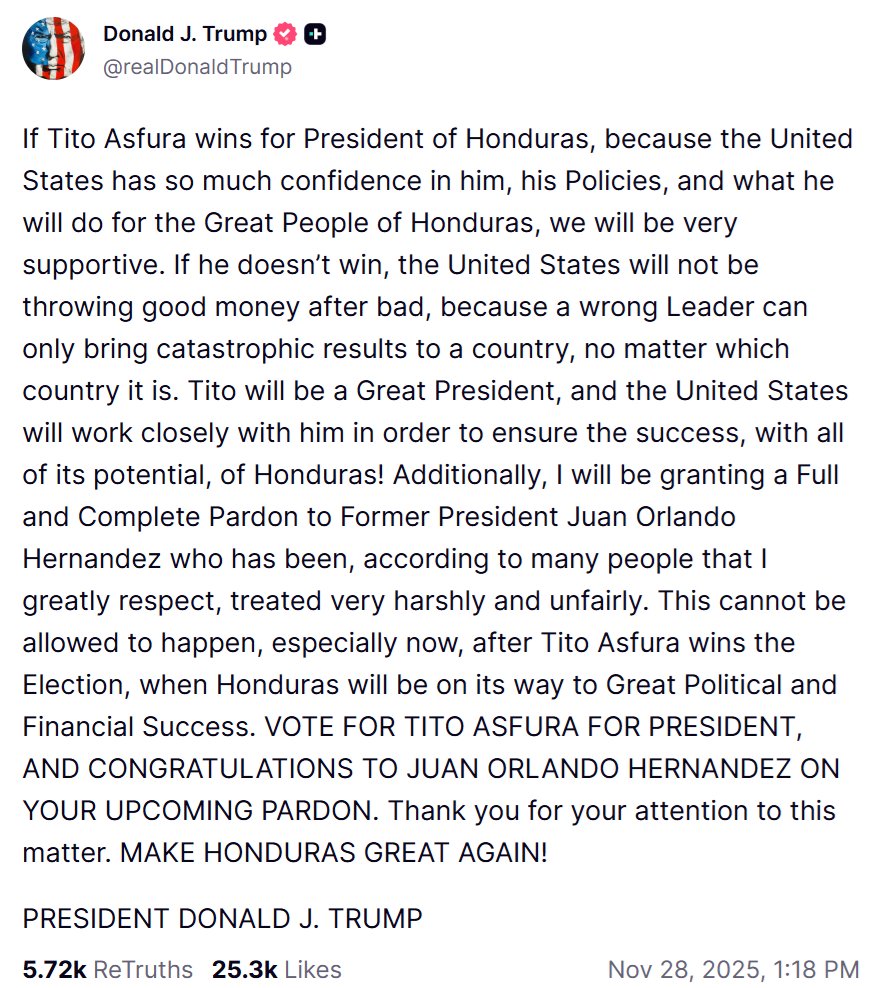 4HumanUnity's tweet image. “War on Drugs,” he says?

He’s fully pardoning a guy who conspired to pump 400 tons of cocaine into the U.S., that’s 20 full 40-foot shipping containers. 

Who vouched for him, Junior?