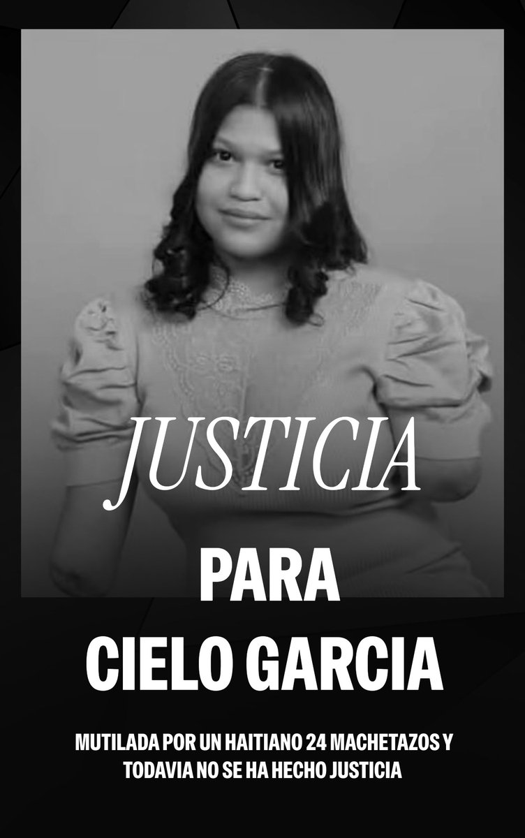 Justicia Para Cielo García
#NoAlChantajeHaitiano