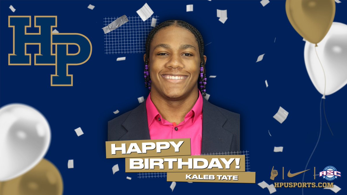 hputxfootball's tweet photo. Help us wish Kaleb Tate a happy birthday! 🎉

#StingEm
#TearOffTheRoof https://t.co/TRysIqr3w3