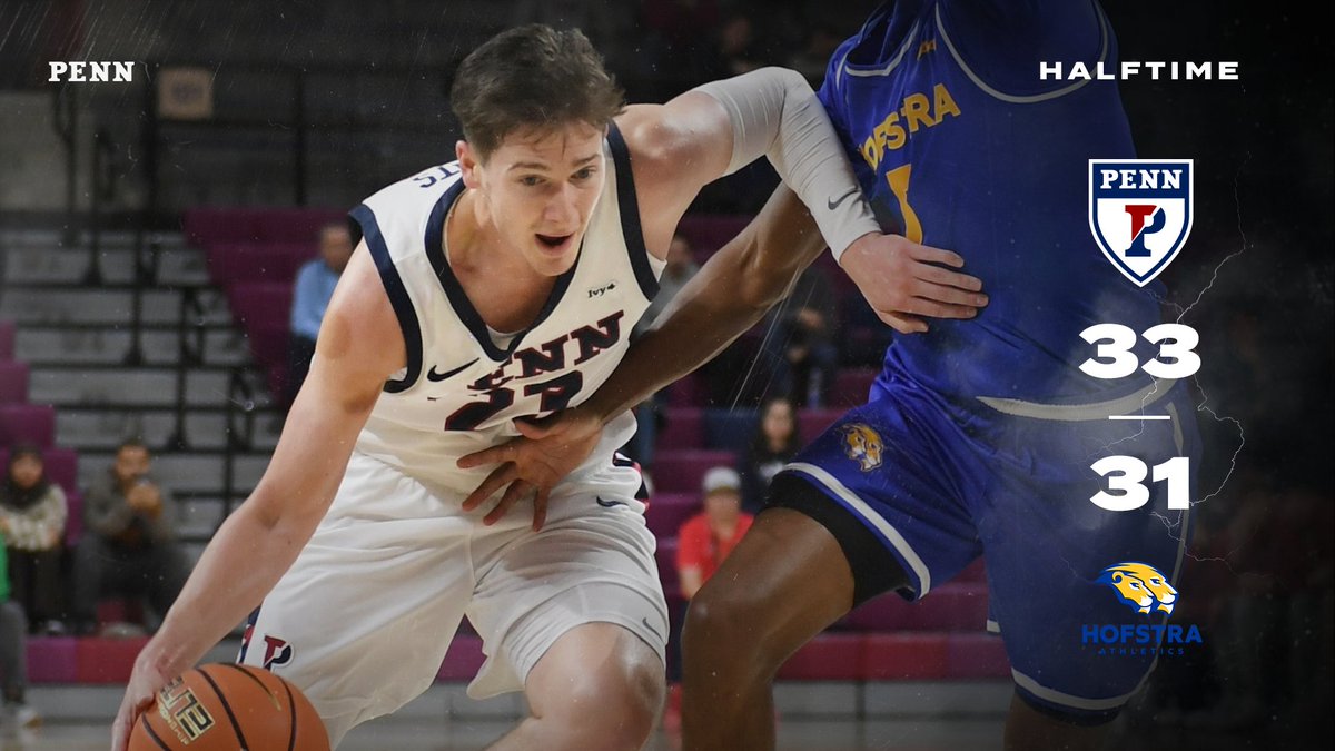 Up at the break.

#FightOnPenn 🔴🔵🏀