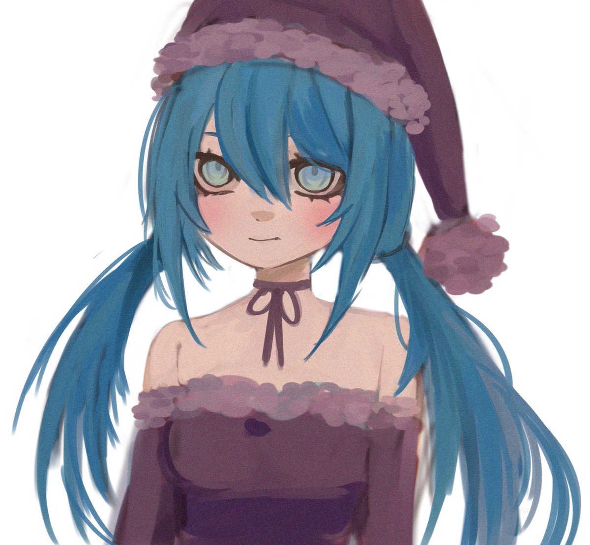 cheywawa's tweet photo. christmas miku https://t.co/qB2pmENnx1