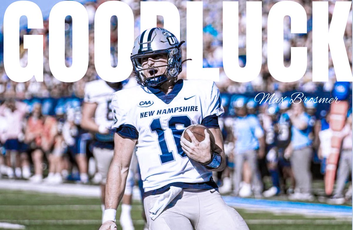 UNH_Football's tweet image. From FCS grind to NFL lights — the journey is just getting started. Congratulations to Max Brosmer on his first NFL start today with the Minnesota Vikings.

#CAT2CLU6 #BuiltEachDay