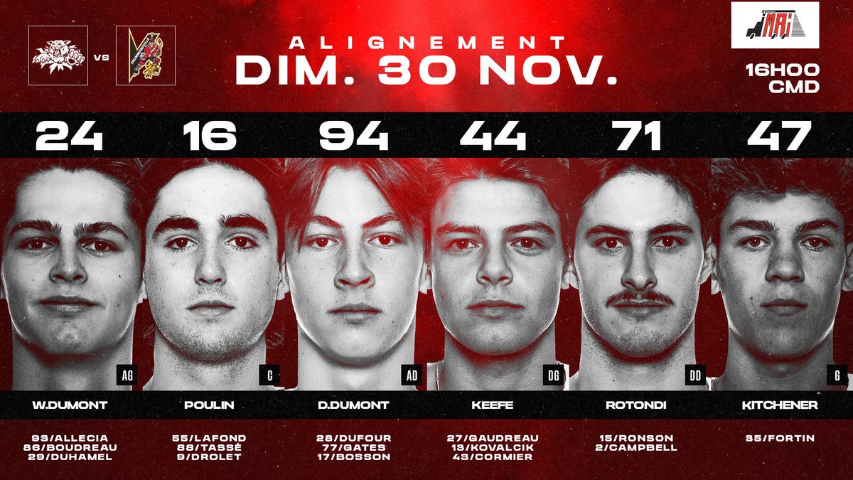 La formation de vos #Volts cet après-midi. ⚔️

#GoRouges