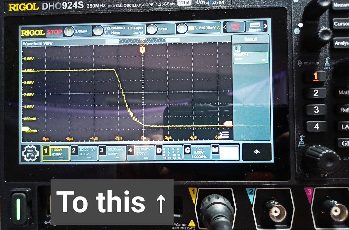 BitsFlareDev's tweet image. It’s crazy how adjusting the potentiometer on this IR sensor slightly cleans up the output. Now it won’t even need a debounce function.