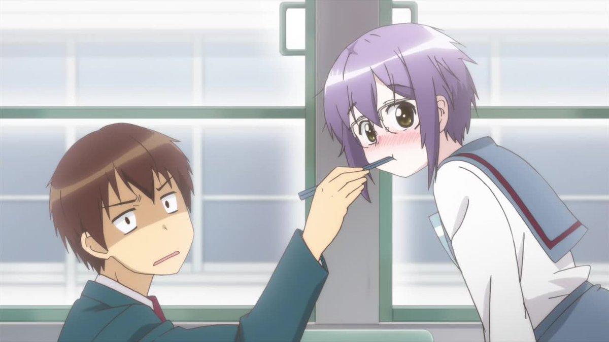 based_yuki's tweet image. I had lunch with Kyon today