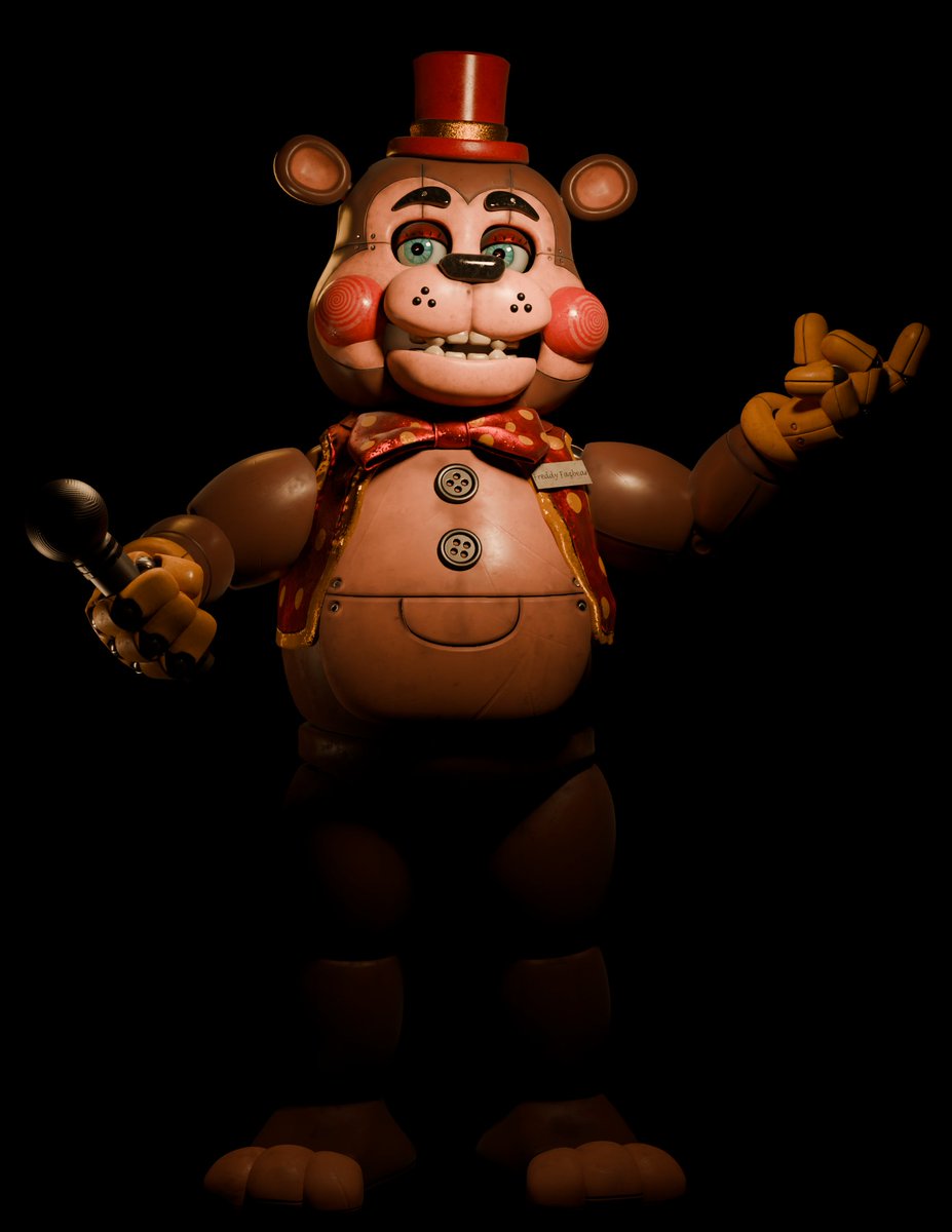 EXG1983's tweet image. Toy Freddy Redesign V6 or sum idk. I think I cooked fr
-
Eyes by @movie_s21476 
-
Edit/Retex by me
-
Rig by @BTBAnim 
-
#FNAF #blender3d #b3d