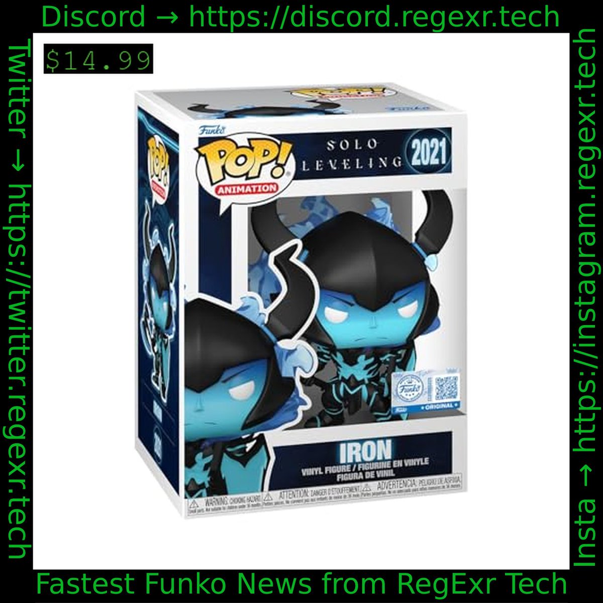FunkoBigEComm's tweet image. #funko  Animation: Solo Leveling - Iron - 1/6 Odds For Rare Chase Variant - Glow In The Dark - Styles May Vary - Amazon - Collectable - Gift Idea - Anime Fans
Link-&amp;gt;amazon.com/dp/B0DQFC9HJY?…
ATC-&amp;gt;amazon.com/gp/aws/cart/ad…
20:38:46 2025-11-30 UTC
*Free Shipping for Prime Members*