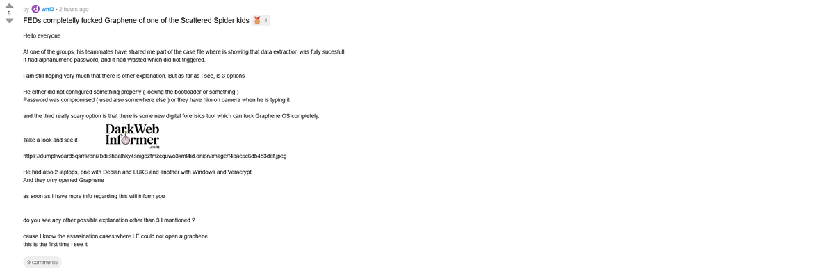 Dark Web Informer tweet media