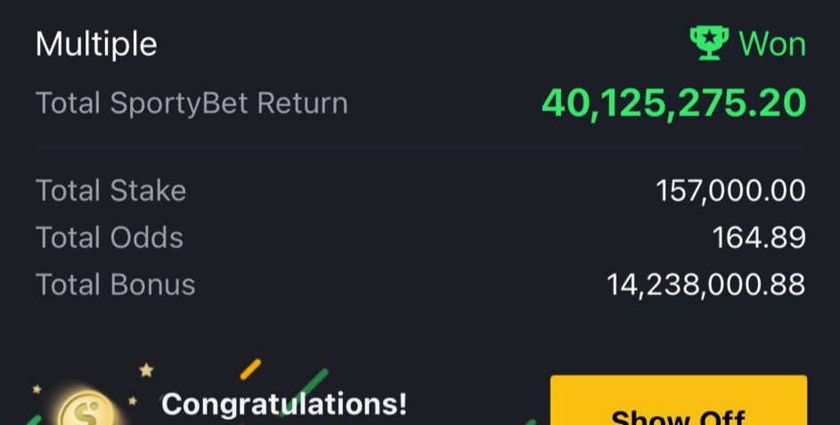 40.1M ✅🎉 🥳
Drop your account details 
Na who react  I go bless ❤️ fast