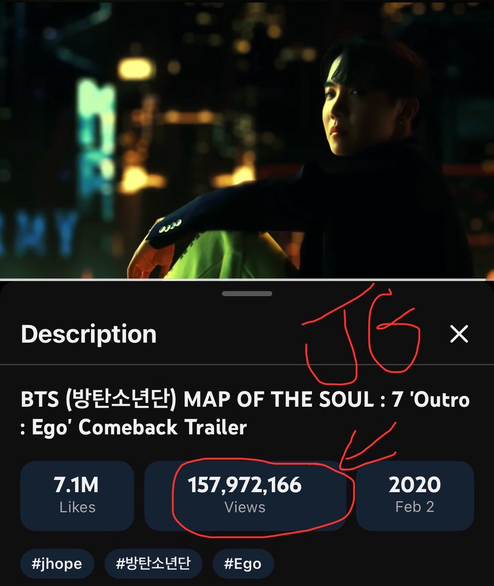 Jeneen7651's tweet image. Let’s watch this video and get it to 158M views!!🐿️🫶💪
#jhope #Ego