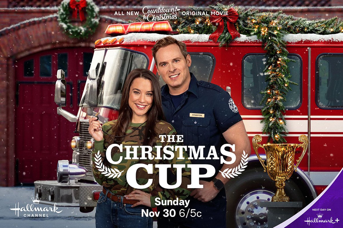 Don't miss the @HallmarkChannel #Christmas romance #TheChristmasCup TONIGHT on #Hallmark! #ChristmasMovies #WCTH #Hearties 
-     
Stream next-day on Hallmark+     
-    
📷Hallmark Media