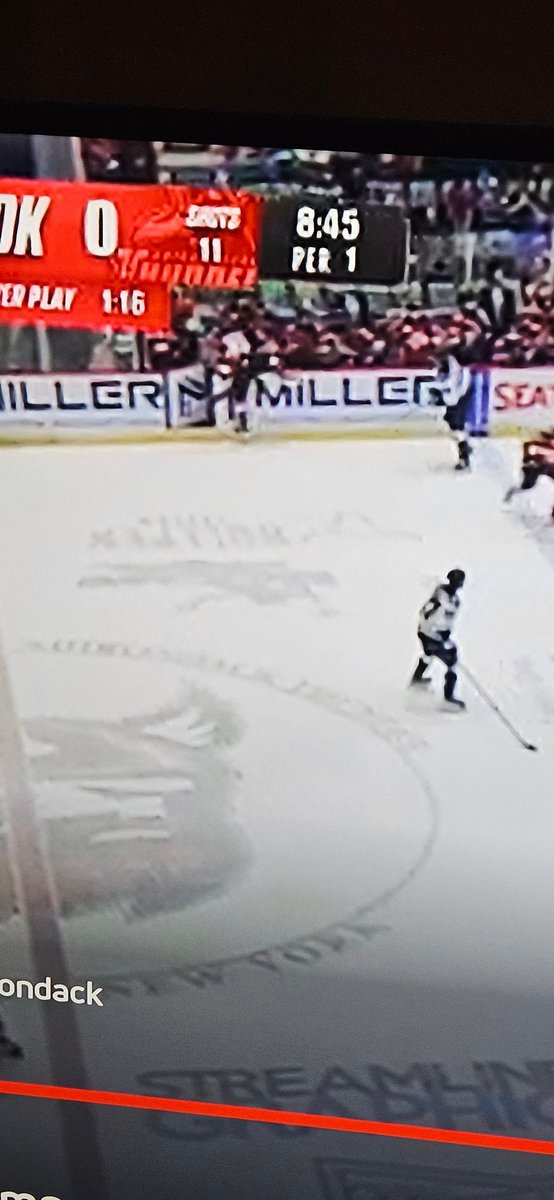 Keith__Nichols's tweet photo. @ECHL please explain this to me.  @ECHLThunder player leg up, over wall heading to bench, turn back to ice, deliver hit.  @RailersHC game misconduct. https://t.co/8QsG5P0ZTr