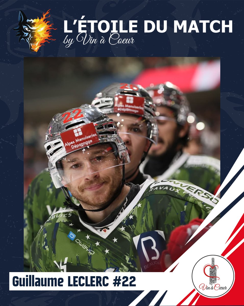 ⭐️ 𝐄́𝐓𝐎𝐈𝐋𝐄 𝐃𝐔 𝐌𝐀𝐓𝐂𝐇

Auteur d'une grosse prestation ce soir, 𝐆𝐮𝐢𝐥𝐥𝐚𝐮𝐦𝐞 𝐋𝐞𝐜𝐥𝐞𝐫𝐜 a été élu Étoile du match by Vin à Cœur ! 👏🏻

📸 <a href="/fabdl19/">Fabien Baldino</a>