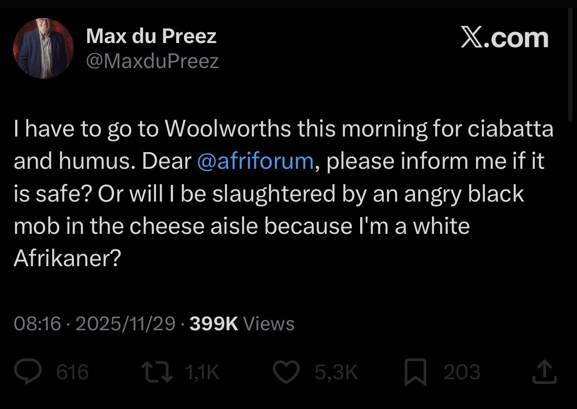 AgentLeonV3's tweet image. Dear Max

It might be okay to go and pick up your tampons at Woolworths for now, but stay away from farms.
