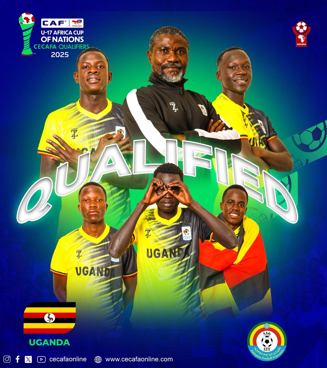 CliveKyazze's tweet image. The Cubs have made to the 2026 U17 AFCON finals after qualifying for the finals of CECAFA Regional Qualifiers

At the AFCON, the Cubs will be trying to make it to back to back #U17WC final in Qatar in 2026 

#CKSports