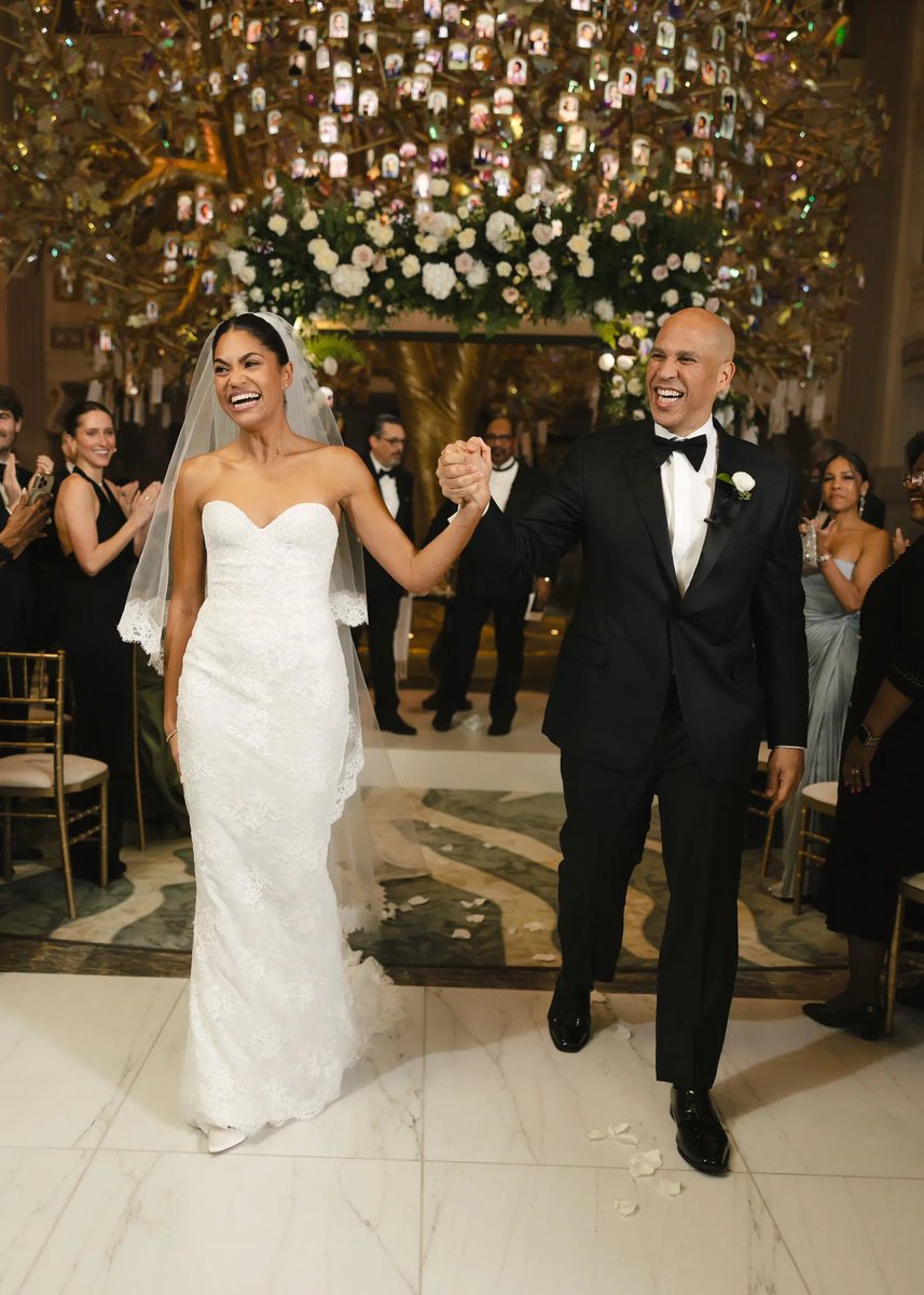 RpsAgainstTrump's tweet image. Sen. Cory Booker married his partner Alexis Lewis in a small D.C. ceremony on Saturday, less than three months after they got engaged
—NYT
