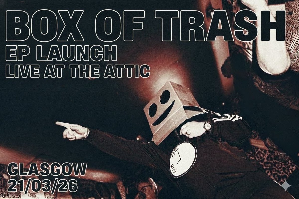 <a href="/Garageglasgow/">The Garage Glasgow</a> (Attic) 21/03/26 

Tickets on sale now 👇

#glasgow #gig 

skiddle.com/whats-on/Glasg…