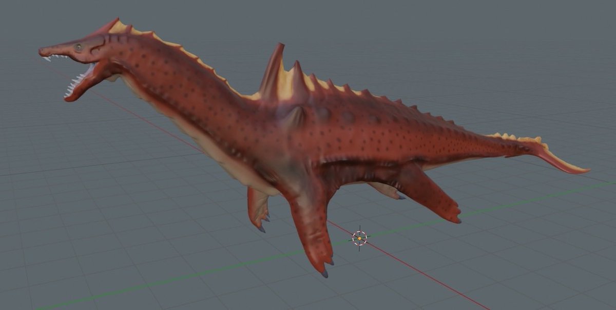 YBuggles's tweet photo. Old monsterverse mokele mbembe and leviathan models that’ll probably be remade sometime in the future https://t.co/eGdRWLQUuJ