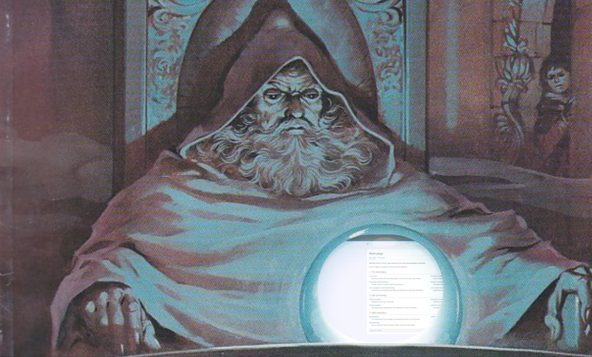 neural_fault's tweet photo. Just pondering the Arch Wiki. https://t.co/CeBUiQU0hJ