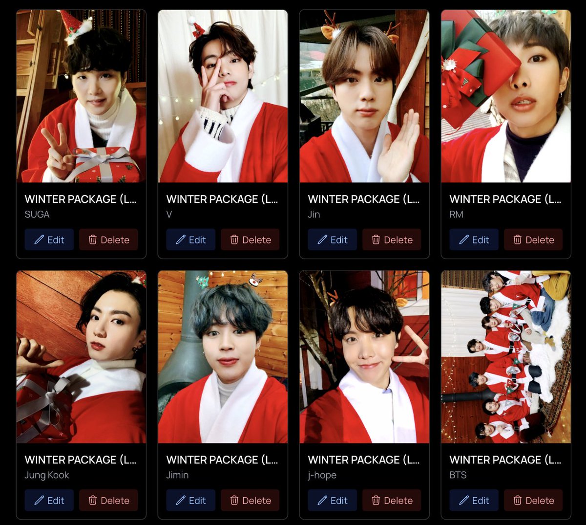 b_cdapp's tweet image. 2 new collections are now live!

Happy collecting 🎄