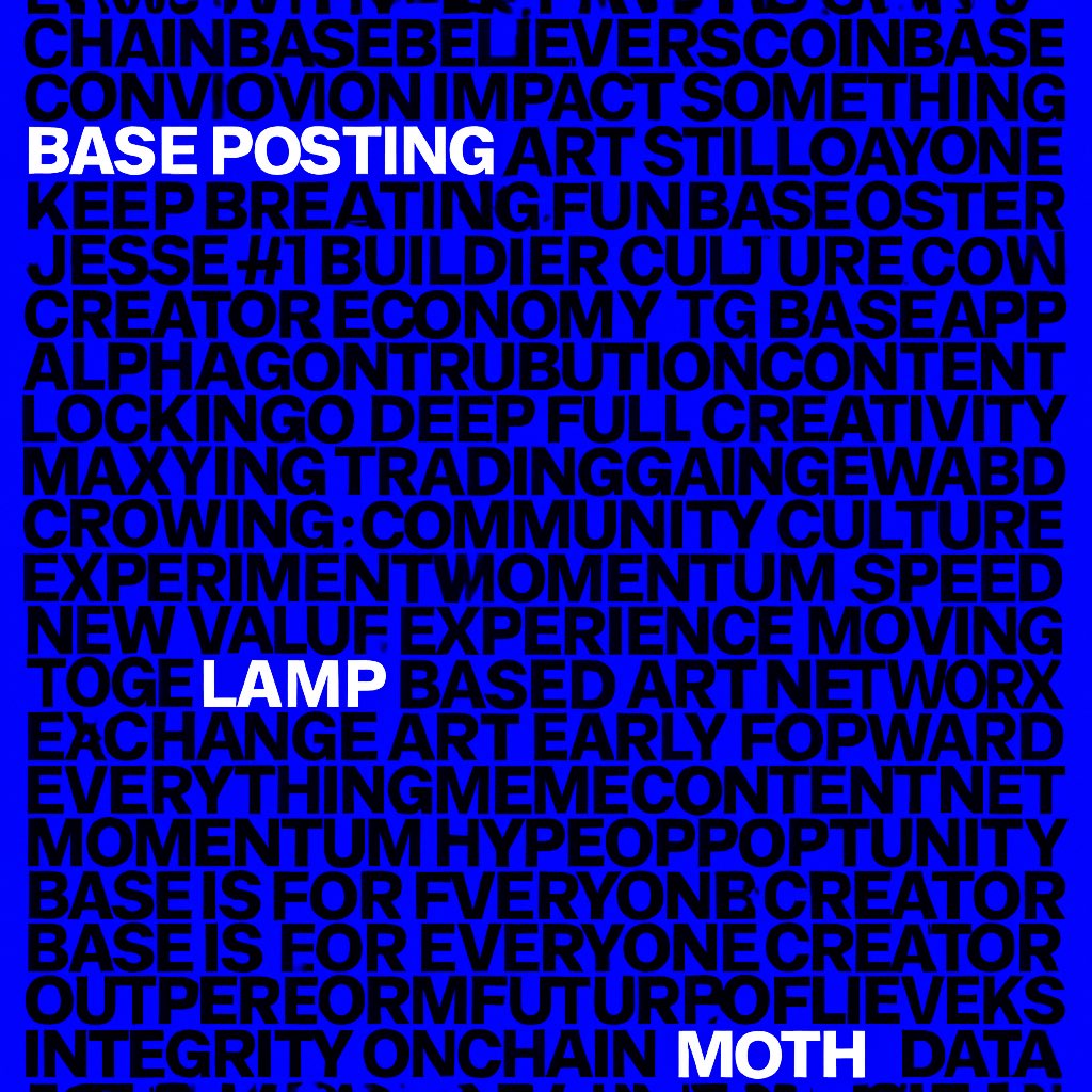 LampHalla's tweet photo. #baseposting 
#zoraposting
#lampposting
#mothposting
@jessepollak posting https://t.co/523O6RdwjC