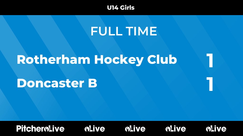 FULL TIME: Rotherham Hockey Club 1 - 1 Doncaster B
#ROTDON #Pitchero
pitchero.com/clubs/rotherha…