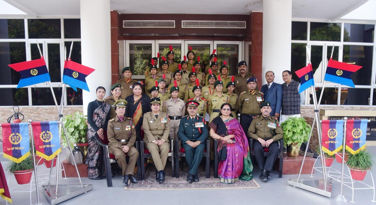 NCC WING OF NAVYUG KANYA MAHAVIDYALAYA, LUCKNOW tweet media