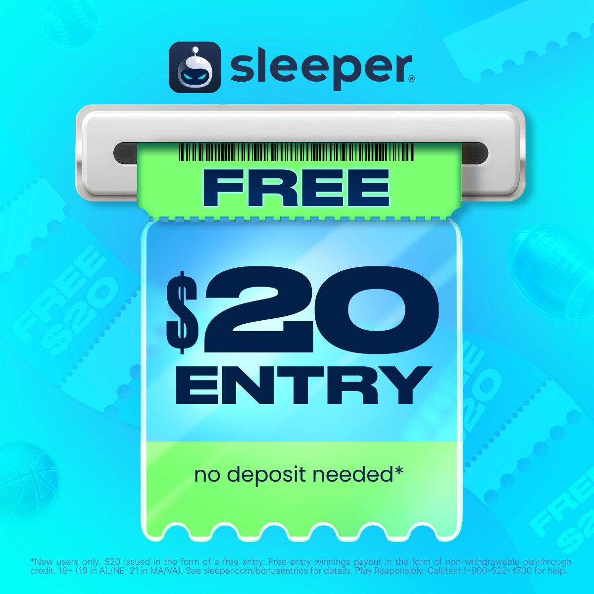 5dollarman's tweet photo. 🏈💥Check out Sleeper Picks this week!

🆓Get a $20 FREE Entry!

🚨Plus, first-time users still also receive a 100% deposit match up to $100

Try it out here➡️
https://t.co/2s0GvdRdsZ https://t.co/GzTWOQ9N7Z