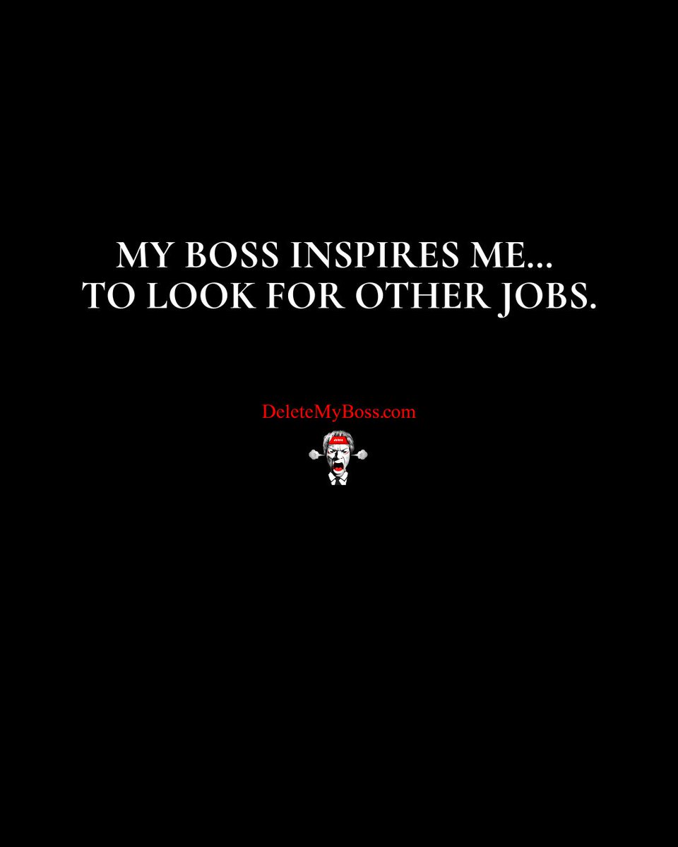 DeleteMyBoss's tweet image. That&apos;s it 😒🤣🤣
-
#worksucks #workmemes #workhumor #viral #explore