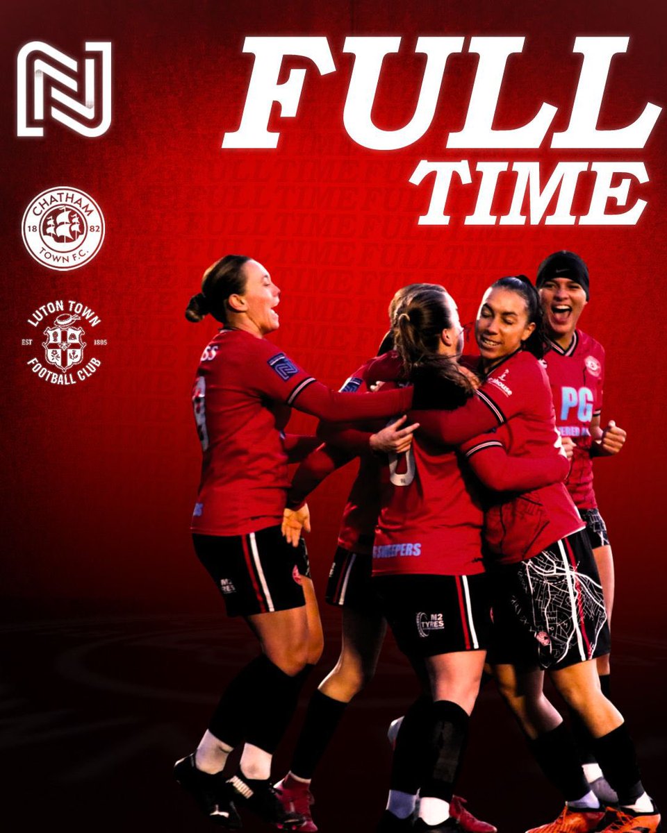 ⏱️FT
It’s a hard earned three points for Chats courtesy of Ellie Perkins’ header.
Chats 1 Luton 0
<a href="/FAWNL/">FA Women's National League</a> 
🔴⚪️⚫️
#upthechats
#inthistogether