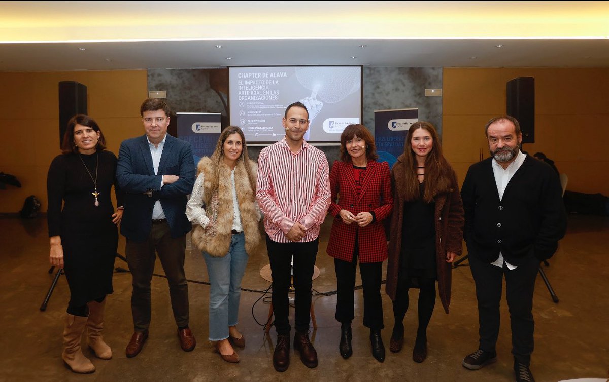 ➡️ El día 27 celebramos en <a href="/AlumniDBA/">Deusto Business Alumni</a> en Vitoria una jornada del Chapter de Álava, dedicada a el impacto real de la Inteligencia Artificial en las organizaciones.
Con la intervención de Enrique Onieva, profesor titular de la <a href="/deusto/">Universidad Deusto - Deustuko Unibertsitatea</a> .
▶️ acortar.link/ucPRlV
<a href="/deustoDBS/">Deusto Business School</a>