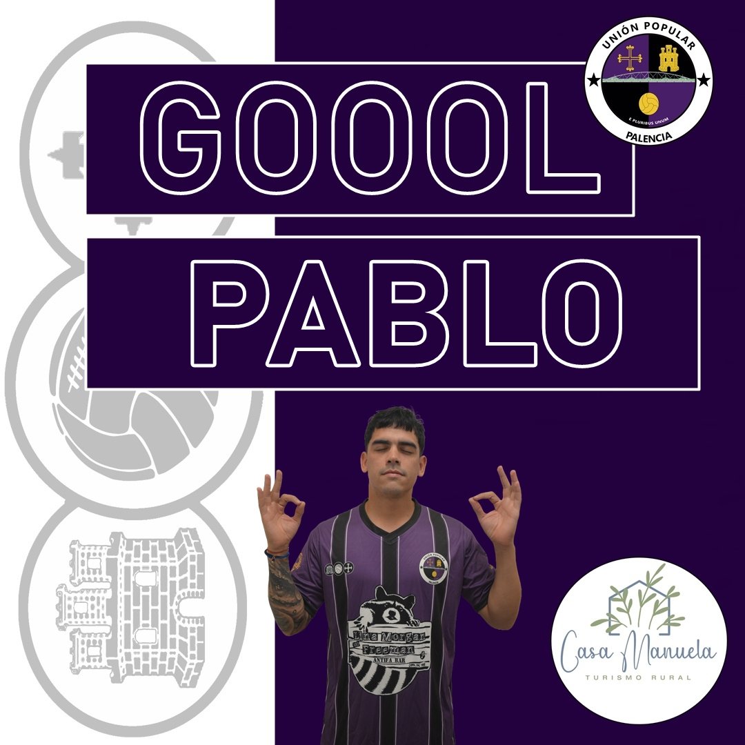 Gooooollll del UPP.
Centro de Alejandro que Pablo remata de cabeza a la red.