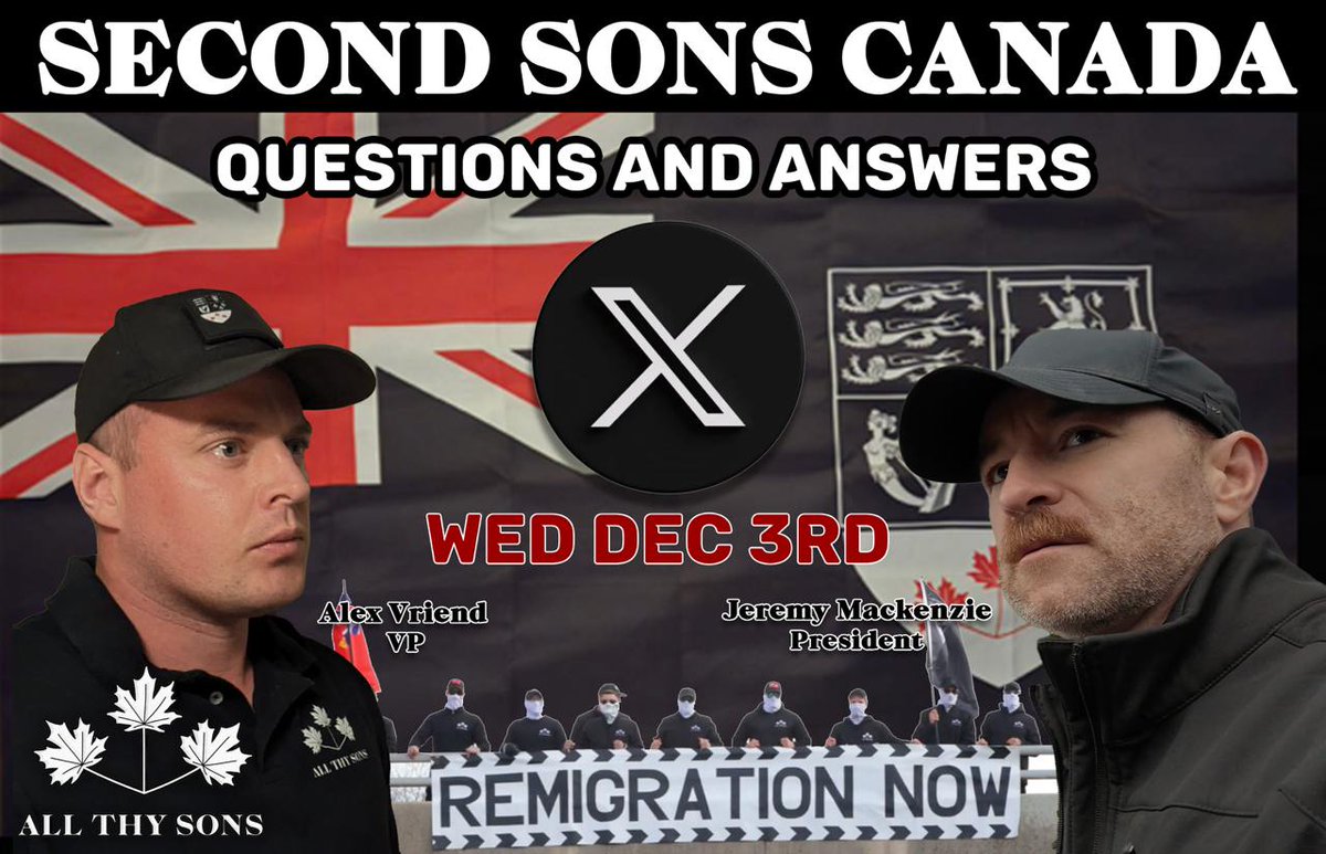 SecondSonsCA's tweet image. Wednesday, December 3rd at 8pm EST

SSC President and VP will be hosting a public X space on this page to give an opportunity for anyone to ask questions they may have and to address many common queries and misconceptions about the organization. 

See you then!