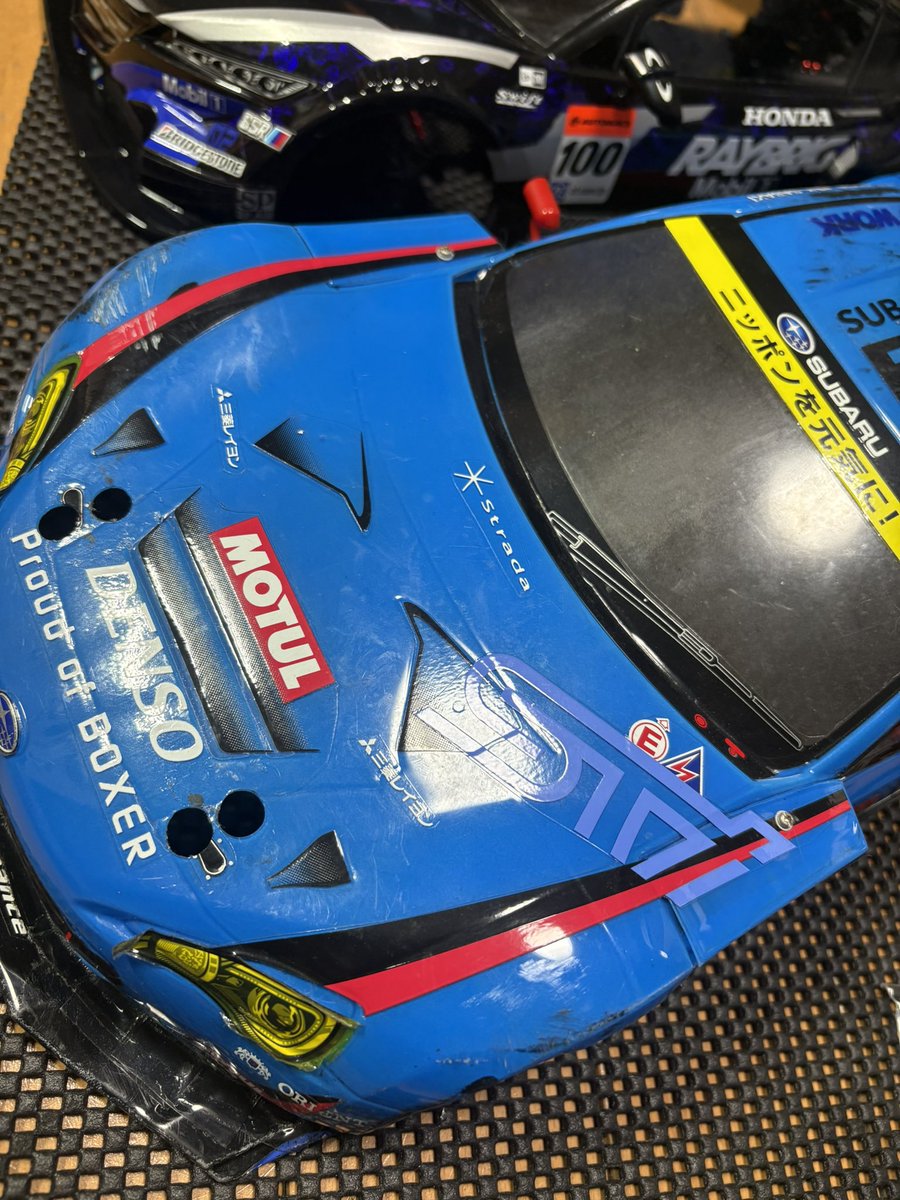 ウイング付けたら完成！ 来年もBRZ使うつもりでしたが使えないそう