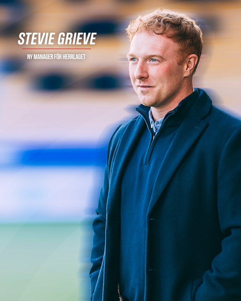 HelsingborgsIF's tweet image. 📄✍️ | Helsingborgs IF är glada att presentera 38-årige Stevie Grieve som ny Manager för föreningens herrlag.

📸 Mika Alavesa
Läs mer ↓
hif.se/stevie-grieve-…