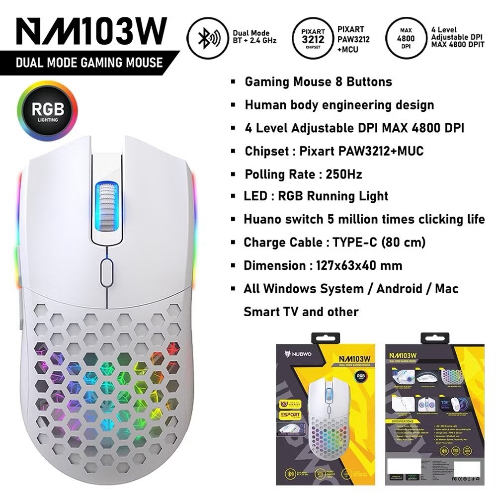 urmylighttt's tweet image. ส่งต่อเมาส์ Nubwo NM-103W
ราคา 300 รวมส่ง✅
- จับถนัดมือ เสียงเบา ใช้ง่าย

 #logitech #เมาส์ #เมาส์มือสอง #เกมมิ่งเกียร์ #ส่งต่อเมาส์ #เมาส์เกมมิ่ง #ส่งต่อคีย์บอร์ด #ของมือสอง #เม้าส์ #ส่งต่อเม้าส์