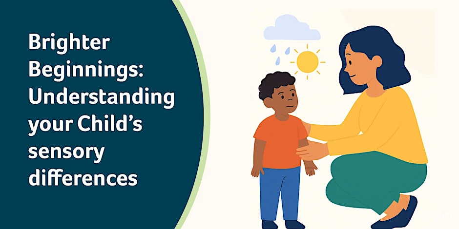 Understanding sensory differences webinar Tue 9th Dec 7-9 pm. If you have a child aged 0-5 with sensory processing difficulties you can book now for this online workshop from Contact.  Book via Eventbrite at eventbrite.co.uk/e/brighter-beg…